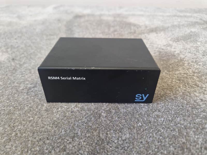 SY RSM4 Serial Matrix – RS232 Routing Module – Very Good image 1