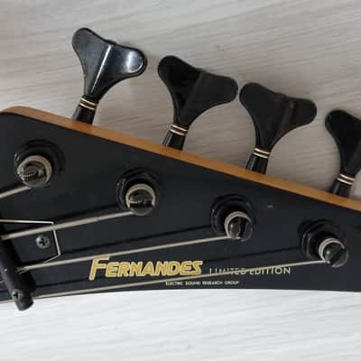 Fernandes PJ-60 Active bass 1980s White active japan made +Really good sound FGI technology -110$ image 3