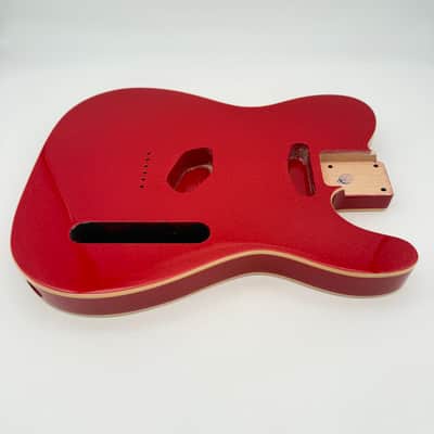 HooDoo Telecaster Body Alder Bound Sparkle Red htb6422 image 2