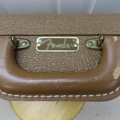 Fender Vintage Brown Tolex Deluxe Hard Side Case, w/ Gold Interior (USA) #2 image 8