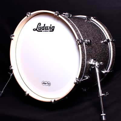 Ludwig  Keystone UpBeat 3 Piece Shell Pack Galaxy Bronze (Made in the USA) image 4