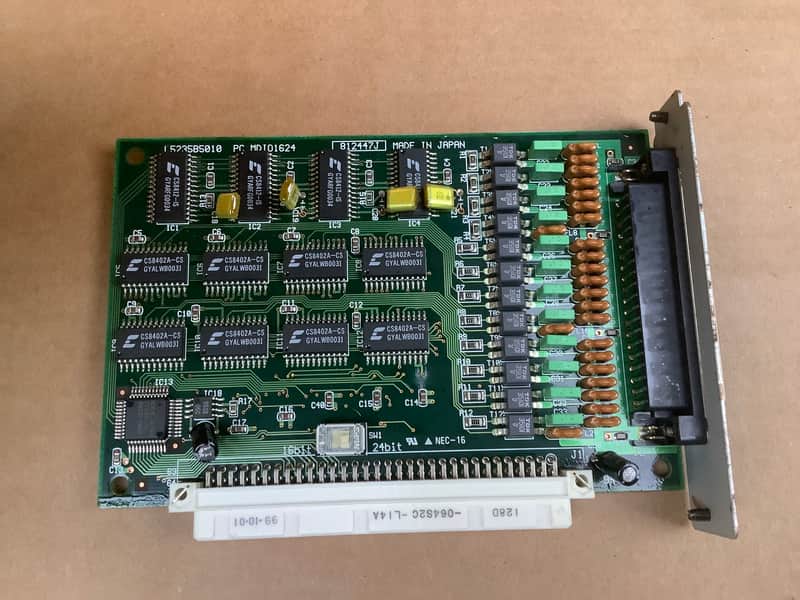 Akai AES EBU digital interface in and out 16 chanel 16 bit 24 bit audio card dr pro Japan image 1