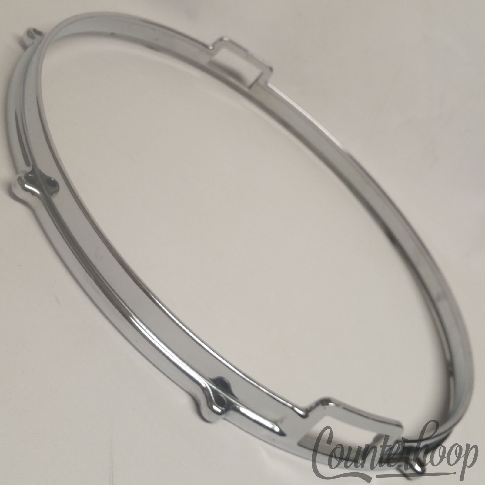 Premier Die-Cast Rim Vintage 50s Resonant Chrome Snare Drum Elite Hoop England* — main photograph