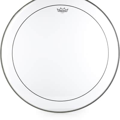 Remo Pinstripe Clear Bass Drumhead - 26 inches image 1