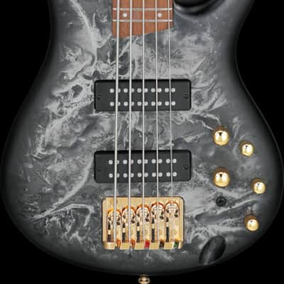 Ibanez SR Standard 5 String Electric Bass - Black Ice Frozen Matte (SR305EDXBZM) image 11