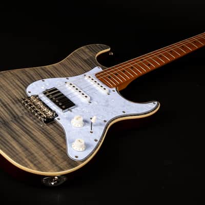 JET JS-450 TBK - Gloss Transparent Black with Flame Maple Top image 7
