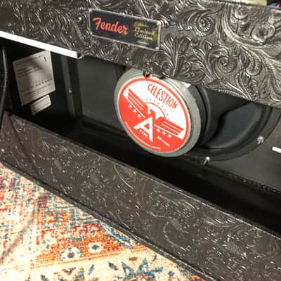 Fender Deluxe Reverb Reissue 65 Amplifier With Western Tolex covering image 5