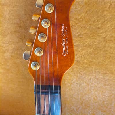 Carruthers - Extremely Rare!!! One-off Custom Order "Super Strat" mid 1990s - Carved Top and Chambered - Collector's condition! image 2