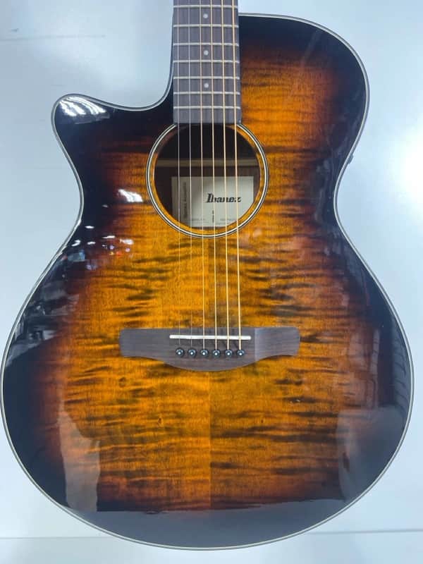 Ibanez AEG70L-TIH Grand Concert Left-Handed 2020 - Present - Tiger Burst High Gloss image 1