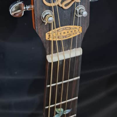 Blueberry Handmade Grand Concert Acoustic Guitar Tree of Life image 7