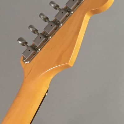 LEFTY! Vintage 1997 Fender ‘62 Reissue Stratocaster Custom Shop Texas Specials! Candy Apple Red Relic 6.9 Lb HSC image 8