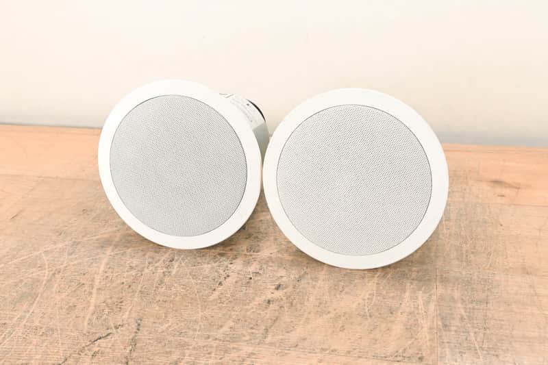 Electro-Voice (EV) EVID C4.2 4" 2-Way Coaxial Ceiling Loudspeaker (PAIR) CG01F31 image 1