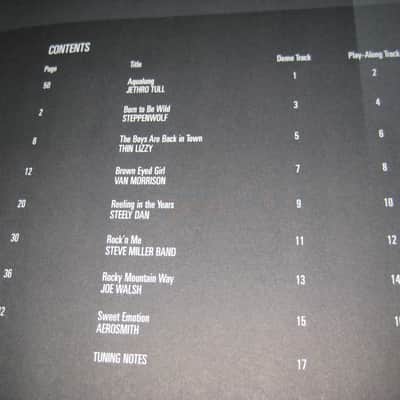 Hal Leonard Guitar Play-Along Classic Rock Book Vol 34 w/ CD 64 Pages image 4