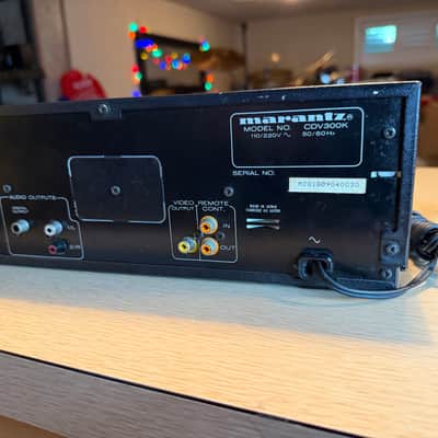 Marantz CDV300K Laserdisc Player Extraordinarily Rare Pro Service New Remote🔥 image 13