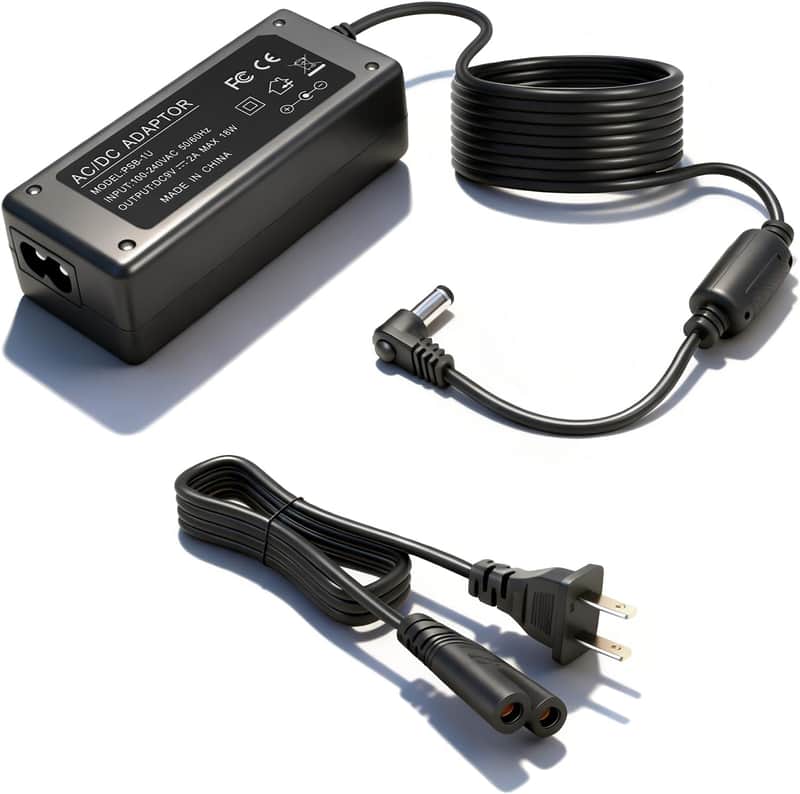 9V Power Adapter Charger for Roland PSB-120 Electronic Keyboard Compatible with Roland PSB-1U ACB-120 ACF-120 ACK-120 ACI-120 VG-99 GT-10 SPD-SX AX-09 FA-06 SP-404 Replacement Power Supply Cord image 1