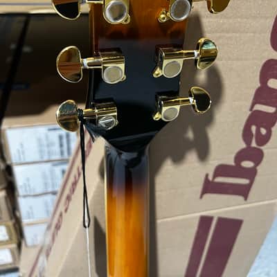 Ibanez JSM10EM John Scofield Signature Semi-Hollowbody Electric Guitar - 2-Tone Burst image 6
