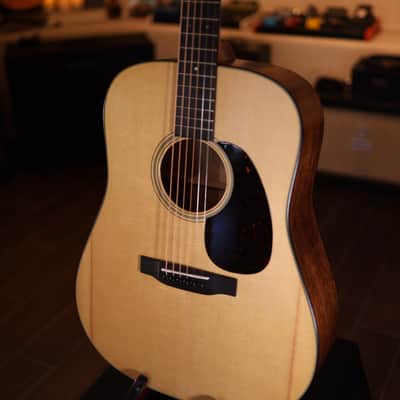 Martin D-18 Satin Standard Series Acoustic Guitar - Satin Natural with Aging Toner 7718 image 5