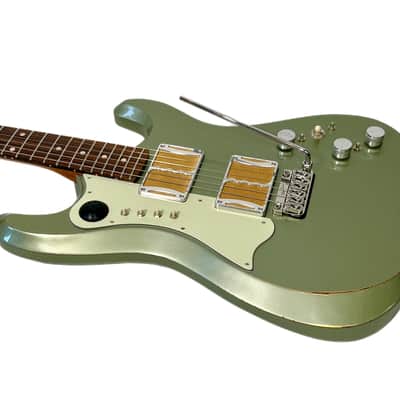 Fiam Mirari 2022 Aged Pinecrest Green over Gold ‘by past Ronin luthier Izzy Lugo’ OG Redwood body NEW (Authorized Dealer) image 6