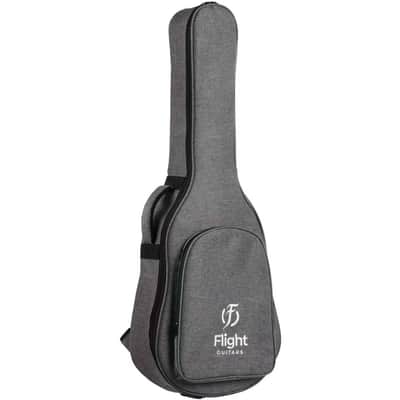 Flight PIXI BK Solid Spruce Top Mahogany Neck 6-String Acoustic Travel Guitar w/Gig Bag image 18