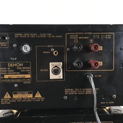 Denon Poa 6600 A Class A Power Amplifiers image 7