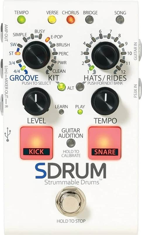 Digitech SDRUM Drum Machine Effects Pedal image 1