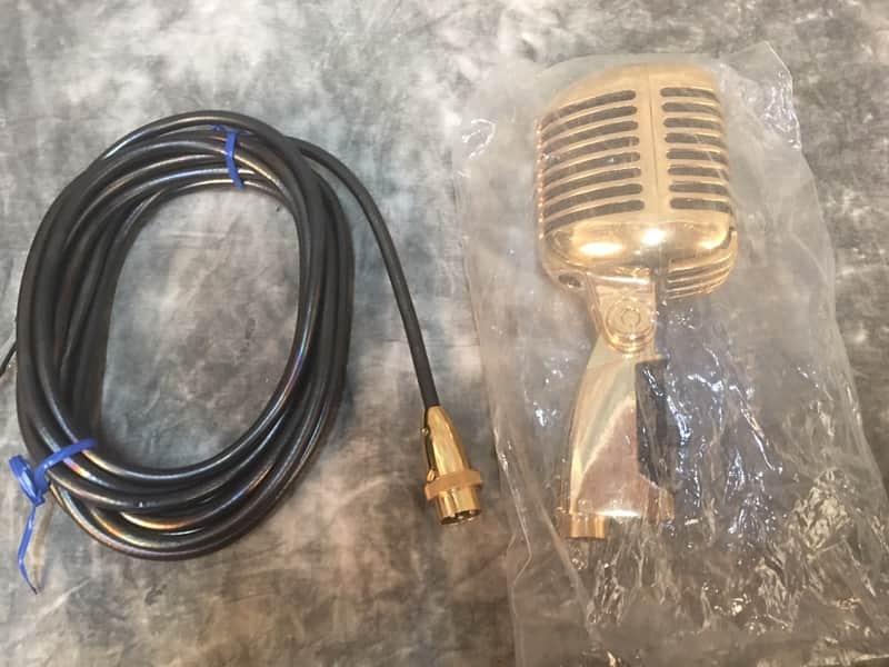 Shure 55SWG Late 60's Gold 55 in original box NOS 55S | Reverb
