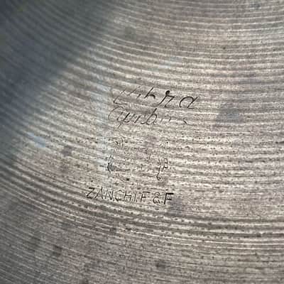 Zanchi 22" Vibra F&F Vintage Ride Cymbal - 2354g image 7