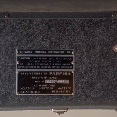 Farfisa VIP-345 61-Key Organ 1970 - 1976 - Gray / Black - needs a bit of work image 3