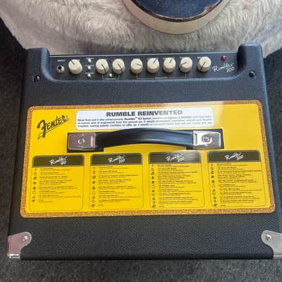 Fender Rumble 100 V3 100-Watt 1x12 Bass Combo 2015 - Present - Black image 2