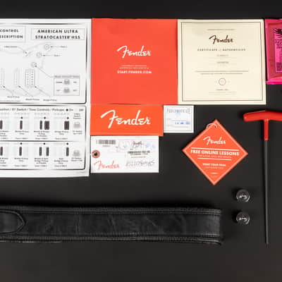 2022 Fender American Ultra Stratocaster HSS with Rosewood Fretboard - Ultraburst | USA Coil-Tap Compound Radius Locking Tuner | CoA OHSC image 18