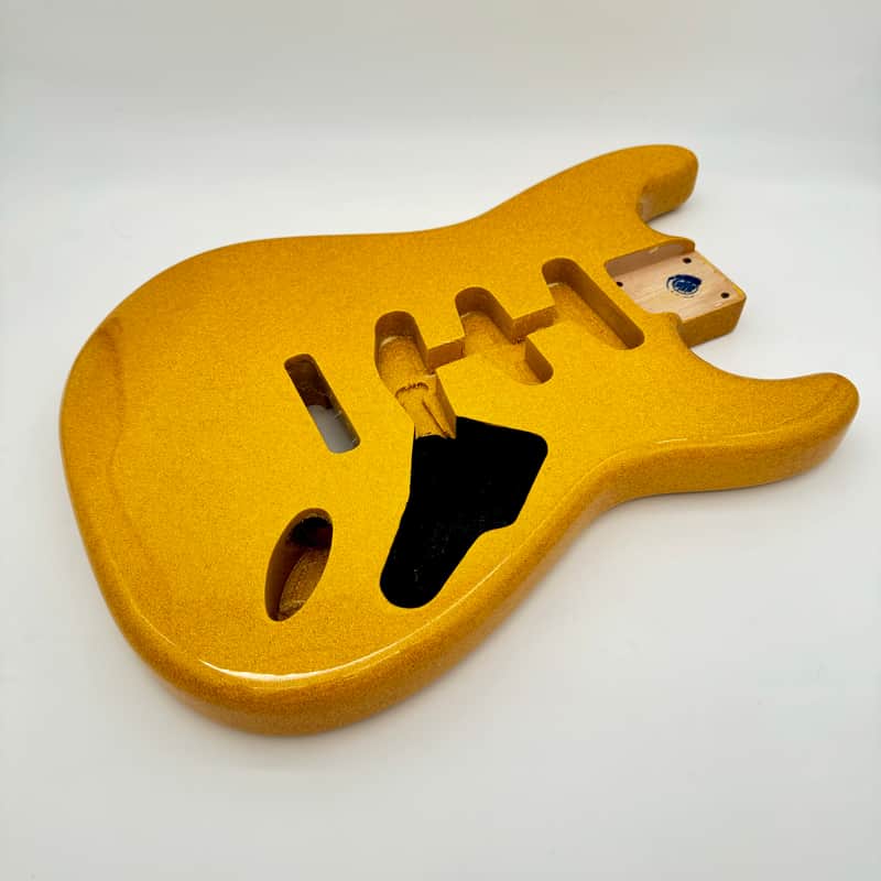 HooDoo Stratocaster Body Alder Sparkle Gold hsb6402 image 1