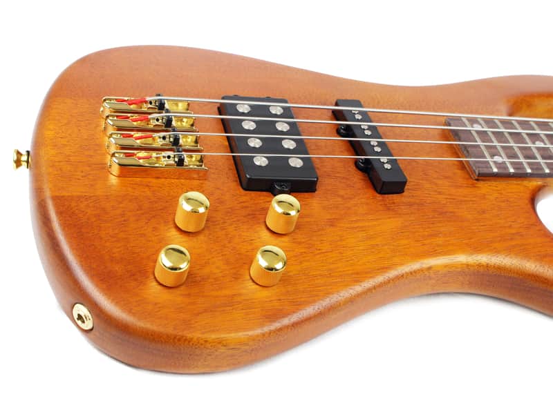 SX SWB1 Active Bass Guitar in Natural | Reverb