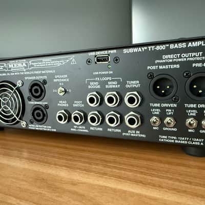 Mesa Boogie Subway TT-800 2-Channel 800-Watt Bass Amp Head 2020 - Present - Black image 8