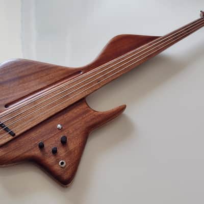 GVGD 34" FRETLESS BASS 4 STRINGS 07-21 MAHOGANY ASH NATURAL image 3