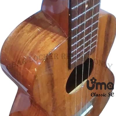 Uma Taiwan Classic SC All Solid Acacia Koa concert ukulele with gloss image 8