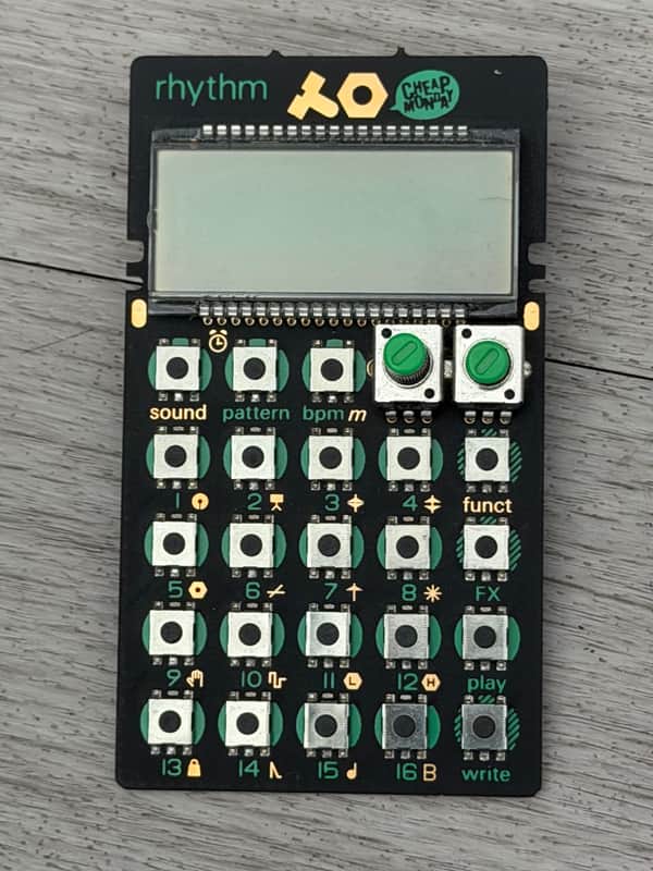 Teenage Engineering PO-12 Pocket Operator Rhythm 2017 - Present - Black image 1