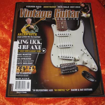 Vintage Guitar Magazine From June 2019 Arlen Roth Issue image 1
