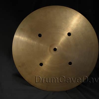 14" ZILDJIAN QUICK BEAT HI HAT CYMBALS, VINTAGE late 1970s HOLLOW LOGO, 1128 & 1202 grams image 8