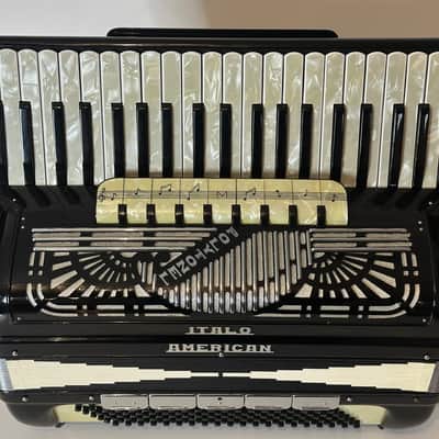 Italo American Polytone Single Tone Chamber Full-size Piano Accordion 2+1 LMH image 3