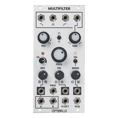 Toppobrillo Multifilter 2 Eurorack Filter Module (Silver) image 2