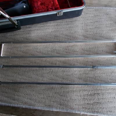 Boosey & Hawkes Imperial Trombone, Silver Plate, As Found image 15