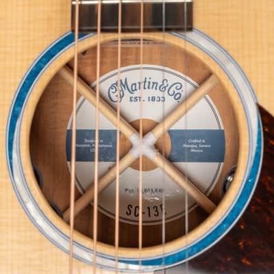 2022 Martin Road Series SC-13E Koa - Natural | Solid 13-Fret Acoustic Guitar Cutaway Fishman Pickup image 14