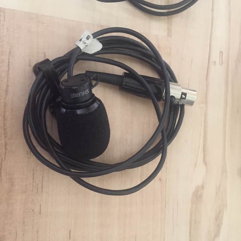 Shure WL185 Cardioid Condenser Lavalier Mic with 4' TA4F Cable 2013 - Present - Black image 1