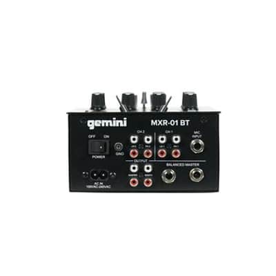 Gemini MXR01BT 2-Channel Pro DJ Mixer with BlueTooth image 3