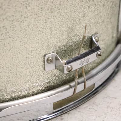Ludwig Pioneer 5.5x14" Snare Drum 6 Lug Silver Sparkle Vintage 1960's image 7