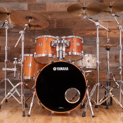 YAMAHA MAPLE CUSTOM ABSOLUTE NOUVEAU 4 PIECE DRUM KIT, VINTAGE NATURAL (PRE-LOVED) image 1