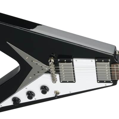 Epiphone Flying V Electric Guitar Ebony Black image 3