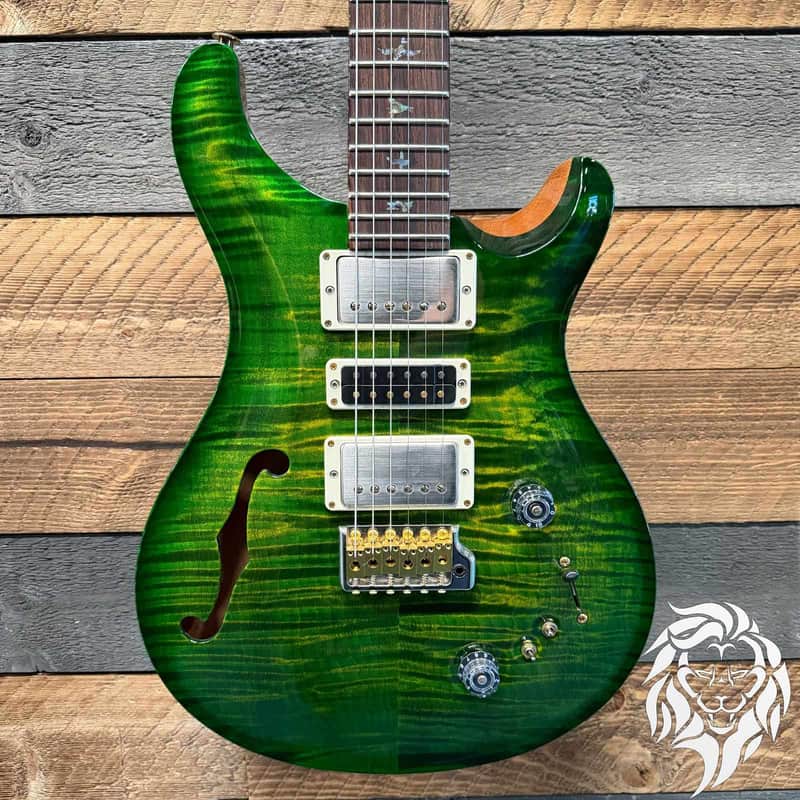 PRS Wood Library Special 22 Semi-Hollow Flame Neck Emerald 0357531 image 1
