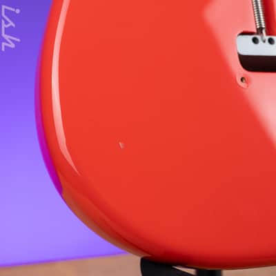 1996 Fender Stratocaster Vintage '62 American Strat Body Fiesta Red image 12