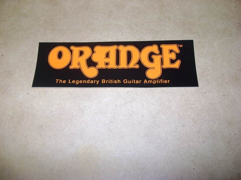 Orange Amps promo decal sticker Amplifier Small small Version1 image 1
